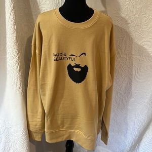 Bald & Beautyful crew neck sweatshirt, various sizes